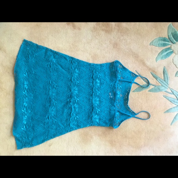 Vintage La Vie En Rose Lace Slip Dress Large👗 🌹 - Picture 5 of 5